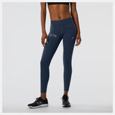 Pants & Leggings | Women New Balance Run For Life Impact Run Tight Natural Indigo