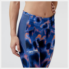 Pants & Leggings | Women New Balance Run For Life Printed Impact Run Tight Night Sky
