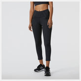 Pants & Leggings | Women New Balance Shape Shield 7/8 High Rise Pocket Tight Black