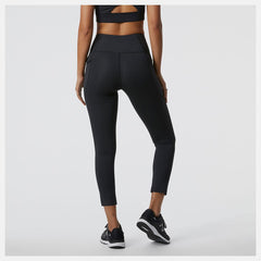 Pants & Leggings | Women New Balance Shape Shield 7/8 High Rise Pocket Tight Black