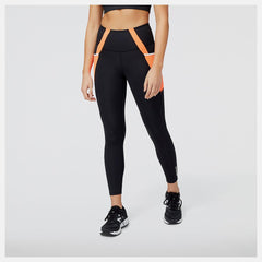 Pants & Leggings | Women New Balance Shape Shield 7/8 High Rise Pocket Tight Neon Dragonfly