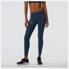 Pants & Leggings | Women New Balance United Airlines NYC Half Impact Run Tight Natural Indigo
