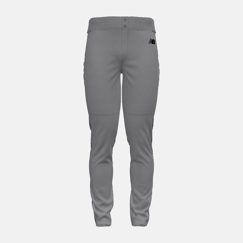 Pants | Men New Balance Adversary 2 Baseball Piped Pant Tapered Grey With Royal