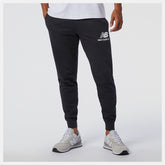 Pants | Men New Balance NB Essentials Stacked Logo Sweatpant Black