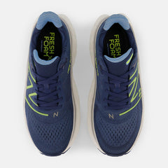 Running | Men New Balance Fresh Foam X More V4 Nb Navy With Cosmic Pineapple And Heritage Blue