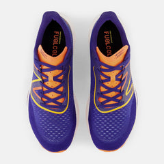 Running | Men New Balance FuelCell Rebel V3 Blue With Vibrant Apricot And Vibrant Orange