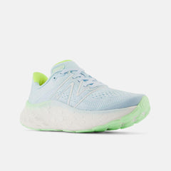 Running | Women New Balance Fresh Foam X More V4 Blue With Green Aura And White