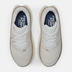 Running | Women New Balance Fresh Foam X More V4 White With Gold Metallic And Moonbeam