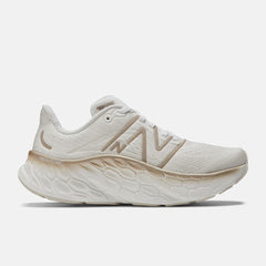 Running | Women New Balance Fresh Foam X More V4 White With Gold Metallic And Moonbeam