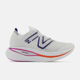 Running | Women New Balance FuelCell SuperComp Trainer White With Victory Blue And Magenta Pop
