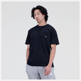 Shirts | Men New Balance Essentials Reimagined Cotton Jersey Short Sleeve T-shirt Black
