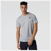 Shirts | Men New Balance Heathertech Tee Athletic Grey
