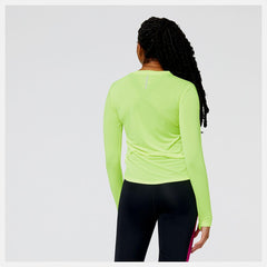 Shirts | Women New Balance Accelerate Long Sleeve Top Hi Lite