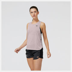 Shirts | Women New Balance Impact Run Luminous Tank Stone Pink Heather