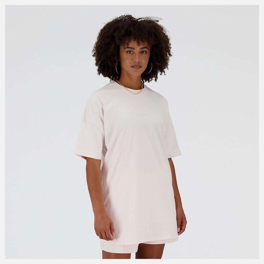 Shirts | Women New Balance NB Athletics Nature State Short Sleeve Tee Washed Pink