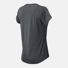 Shirts | Women New Balance NB Short Sleeve Tech Tee Dark Heather