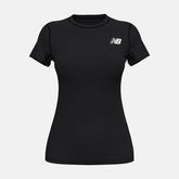Shirts | Women New Balance W Baselayer Short Sleeve Top Team Black