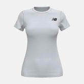 Shirts | Women New Balance W Baselayer Short Sleeve Top White
