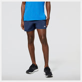 Shorts | Men New Balance Accelerate 5 Inch Short Natural Indigo