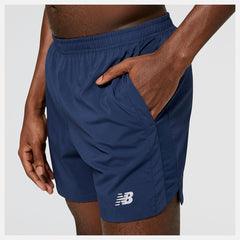 Shorts | Men New Balance Accelerate 5 Inch Short Natural Indigo