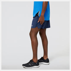 Shorts | Men New Balance Accelerate 7 Inch Short Natural Indigo