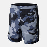 Shorts | Men New Balance Printed Accelerate 7 Inch Short Thunder