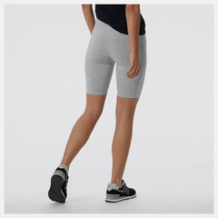 Shorts | Women New Balance NB Essentials Stacked Fitted Short Athletic Grey