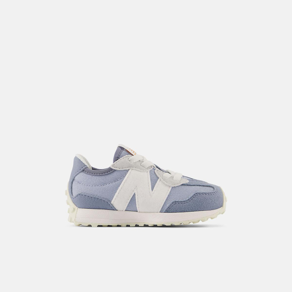 Size 0 - 10 | Kids New Balance 327 Bungee Lace Grey With Light Arctic Grey