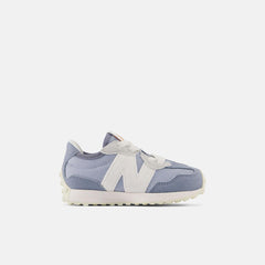 Size 0 - 10 | Kids New Balance 327 Bungee Lace Grey With Light Arctic Grey