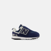 Size 0 - 10 | Kids New Balance 574 NEW-B Hook & Loop Nb Navy With White