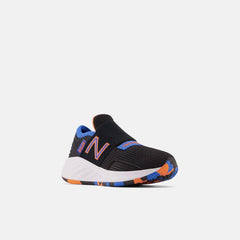 Size 0 - 10 | Kids New Balance Fresh Foam Roav Slip-On Black With Serene Blue And Vibrant Orange
