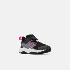 Size 0 - 10 | Kids New Balance Rave Run V2 Bungee Lace With Top Strap Black With Vibrant Pink