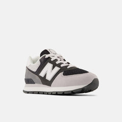 Size 10.5 - 3 | Kids New Balance 574 Blacktop With White