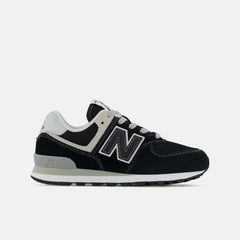 Size 10.5 - 3 | Kids New Balance 574 Core Black With White