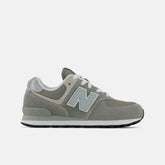 Size 10.5 - 3 | Kids New Balance 574 Core Grey With White