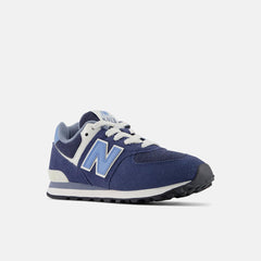 Size 10.5 - 3 | Kids New Balance 574 Nb Navy With Heritage Blue