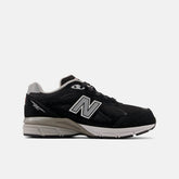 Size 10.5 - 3 | Kids New Balance 990v3 Black With Grey