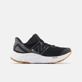 Size 10.5 - 3 | Kids New Balance Fresh Foam Arishi V4 Bungee Lace With Top Strap Black With White