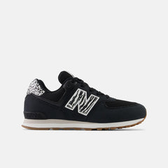 Size 3.5 - 7 | Kids New Balance 574 Black With White