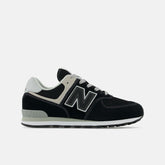 Size 3.5 - 7 | Kids New Balance 574 Core Black With White