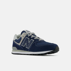 Size 3.5 - 7 | Kids New Balance 574 Core Navy With White