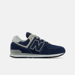 Size 3.5 - 7 | Kids New Balance 574 Core Navy With White