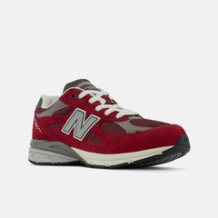 Size 3.5 - 7 | Kids New Balance 990v3 Nb Scarlet With Marblehead
