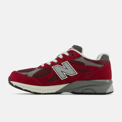 Size 3.5 - 7 | Kids New Balance 990v3 Nb Scarlet With Marblehead