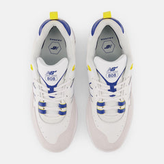 Skateboarding | Men/Women New Balance NB Numeric Tiago Lemos 808 White With Blue