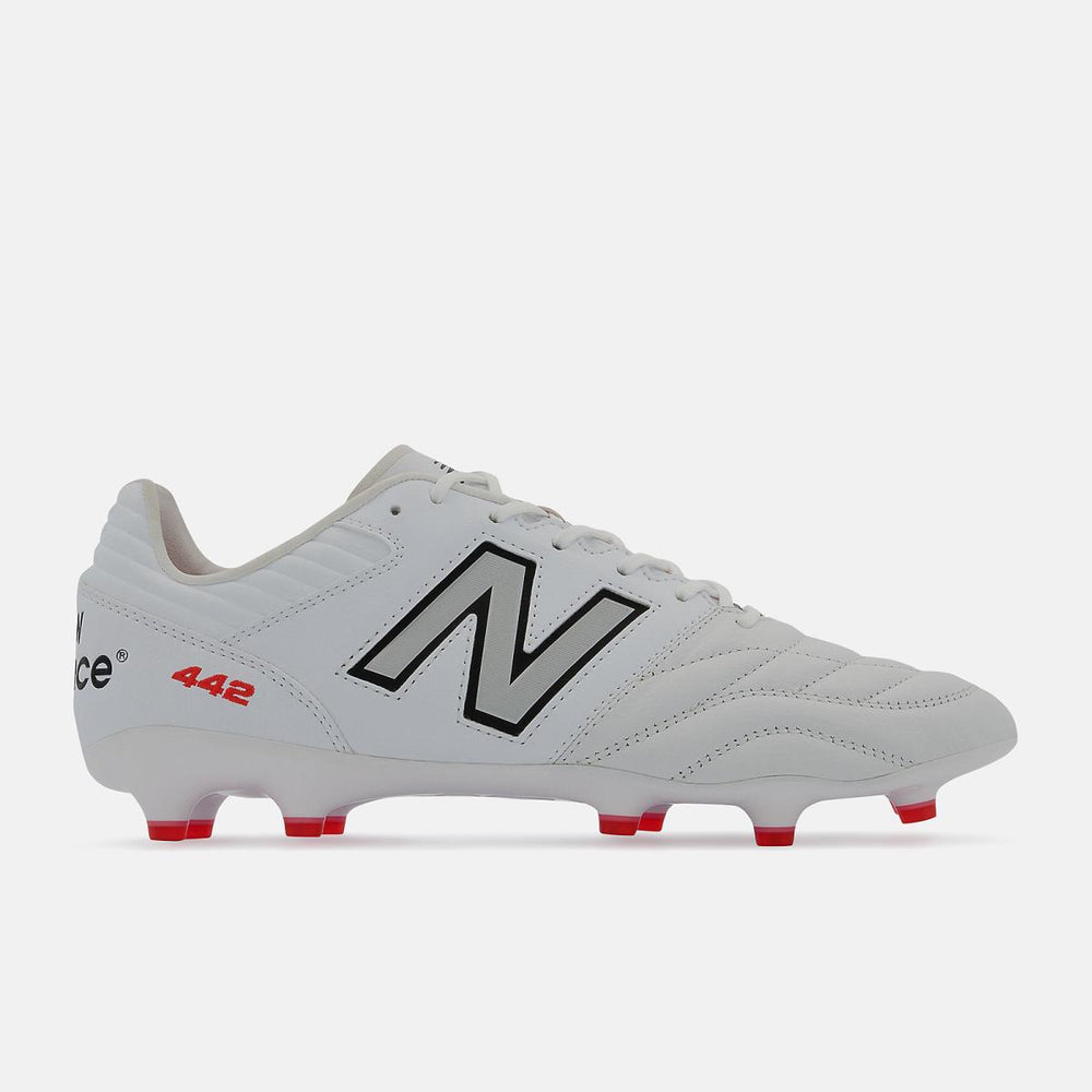 Soccer | Men/Women New Balance 442 V2 PRO FG White With Silver