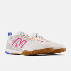 Soccer | Men/Women New Balance Fresh Foam Audazo V6 Pro IN White With Bright Lapis And Alpha Pink