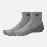 Socks | Men/Women New Balance Coolmax Quarter Socks 2 Pack Grey