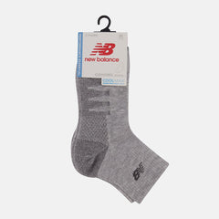 Socks | Men/Women New Balance Coolmax Quarter Socks 2 Pack Grey