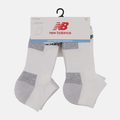 Socks | Men/Women New Balance Cushioned Low Cut Socks 6 Pack White